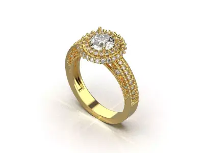 ring code 104 3D print model