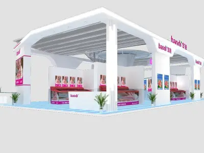 Exhibition - Area - 12X25-3DMAX2009-03 3D model