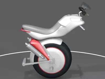 Motorized Unicycle 3D model