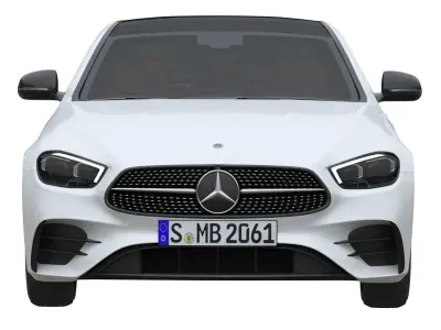 Mercedes Benz E Class AMG line 2021 3D model