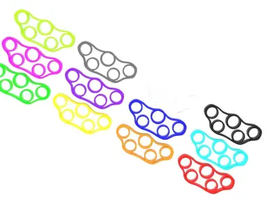 Rubber Finger Grippers Set 3D model