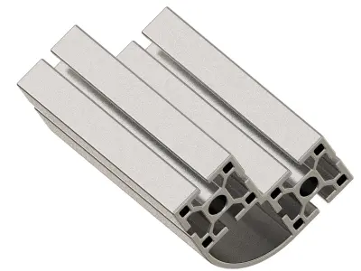 Exquisite Aluminium Profile 3D print model