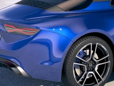 Alpine A110 2018 3D model