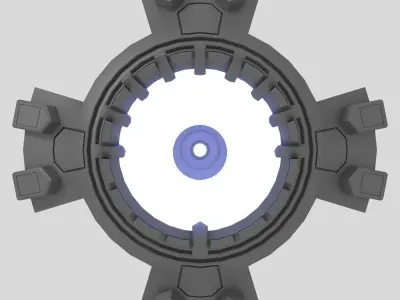 Starship Engine 3D model