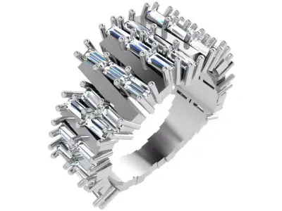 Luxury Ring 4791 3D print model