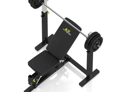 Adjustable Weight Bench 3D model