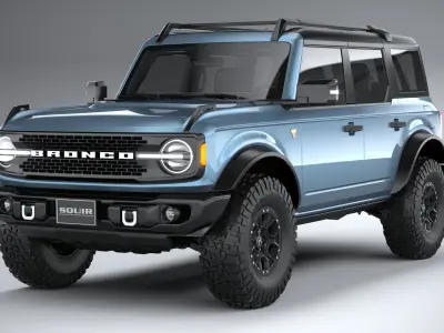 Bronco Badlands 4-door 2021 3D model