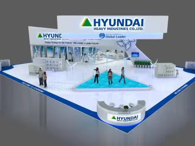 Exhibition - Area - 20X24-3DMAX2009-010 3D model