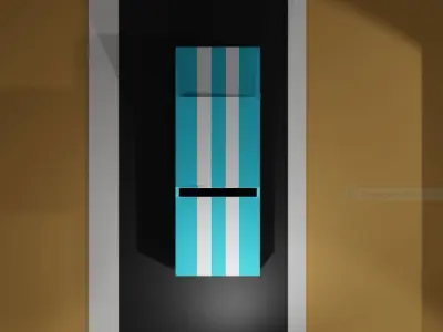 Luxury car Low-poly 3D model