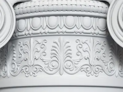 Ionic Column 002 3D model