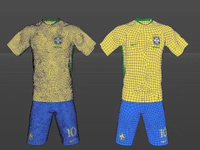 Football Jersey 3D model
