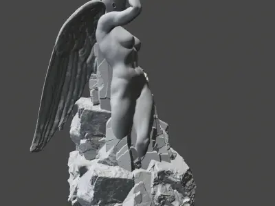 creation of woman 3D print model