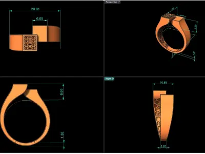 ring chap rasti  3D print model