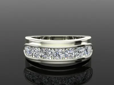 Band Ring 3D print model