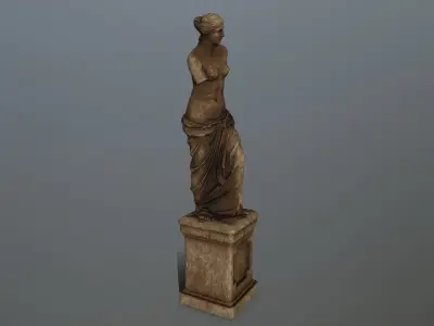 Venus de Milo Low-poly 3D model