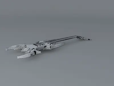 Inferno guitar Free 3D model