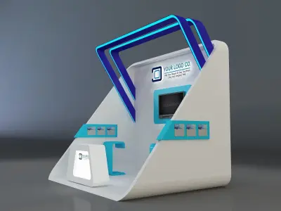 Booth Exhibition Stand a659a 3D model