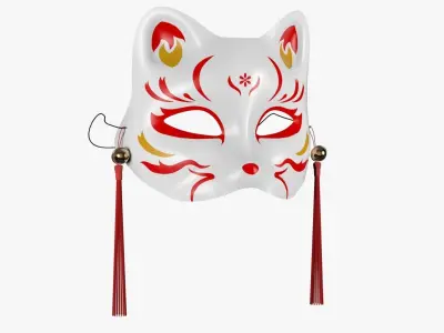 Fox mask 3D model