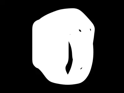 Apple Watch Sport Blue 42mm Low-poly 3D model