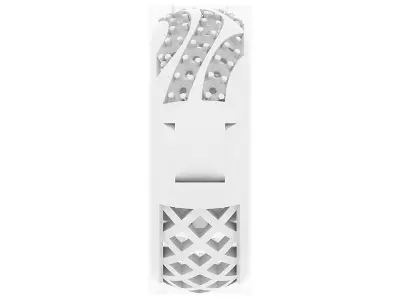 Earrings geometry with diamonds 3D print model