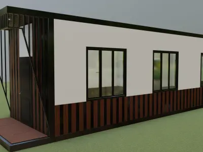 Container House Type 1 3D model