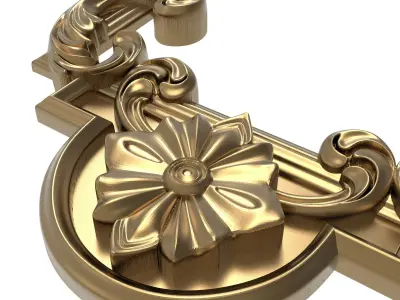 Carved Picture Frame 3D model 72