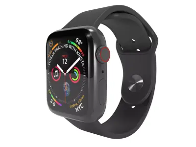  Apple Watch 4 Series Space Gray 3D model