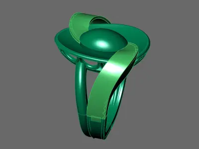 Women Ring Plain Ring Ready STL 3DM Models Womens Rings 3D print model 18