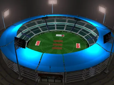 Cricket Stadium 3D model