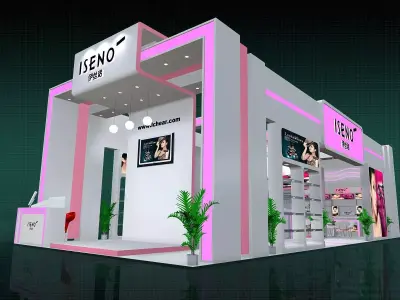 Booth - Area - 15X6-3DMAX2009-07 3D model