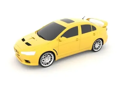 Lencer sports car 3D model