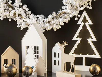 Christmas Decoration Set 3D model order