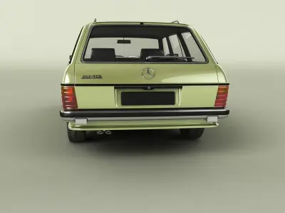 Mercedes-Benz W123 AMG WAgon 3D model