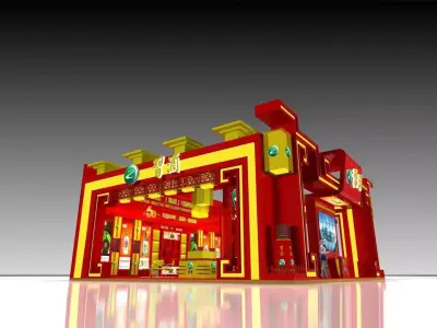 Exhibition - Area - 14X12-3DMAX2009-018 3D model