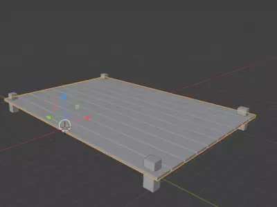 Small Deck Free low-poly 3D model
