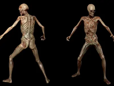 Eye Monster  Low-poly 3D model