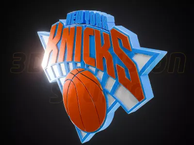 New York Knicks logo - Cinematic - 3D print 3D model