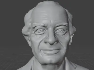 Linus Pauling 3D print model