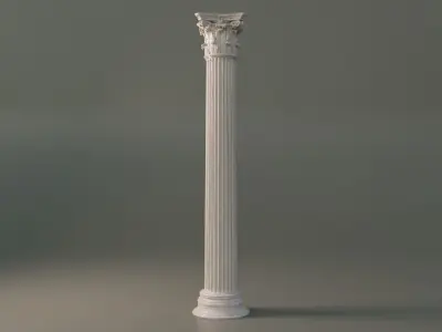 Corinthian column 3D model