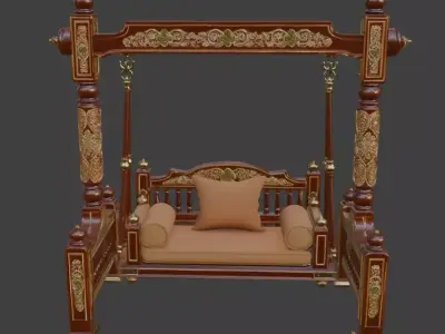 Royal Palace Style Swing 3D model
