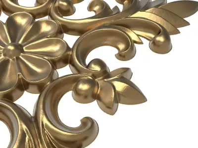  decorative pattern ready for 3D printing 3D model 185