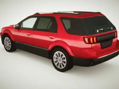 Generic Wagon v1 Low-poly 3D model