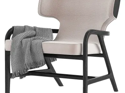 Fulgens Maxalto Armchair 3D model