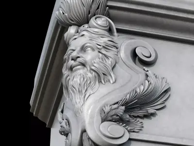 king console 3D model