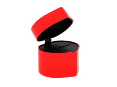 Heart Shape Ring Box 3D model