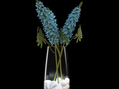 Smycka Artificial Flower 3D model