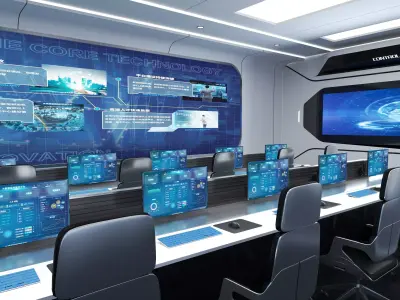 control room 06 3D model