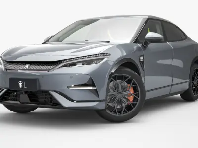 2024 BYD SONG L With Interior 3D model