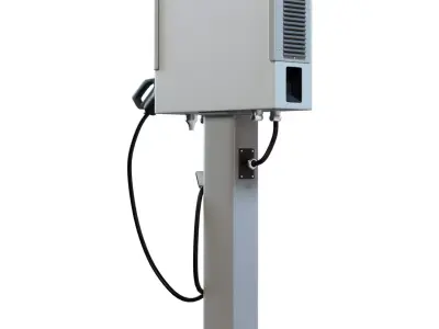 Corebox Series DC Charger Low-poly 3D model