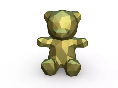 Teddy bear 3D print model